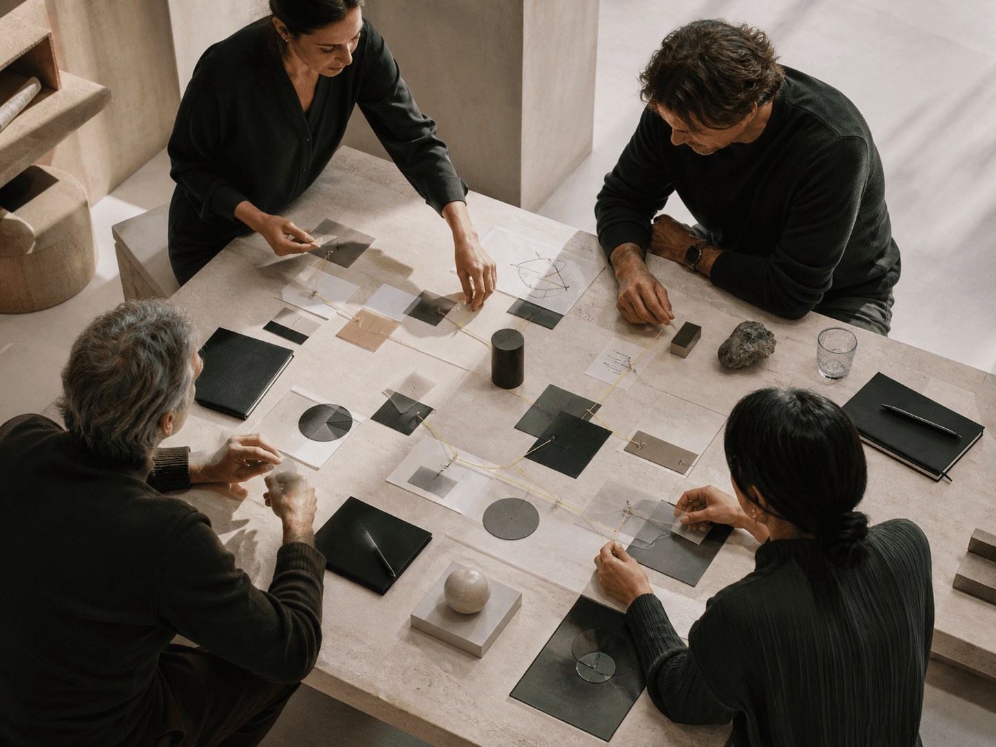 Concept visual for GEO: how companies become visible in AI answers
